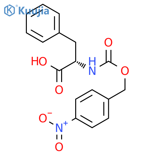 L-Phenylalanine, N-[[(4-nitrophenyl)methoxy]carbonyl]- structure