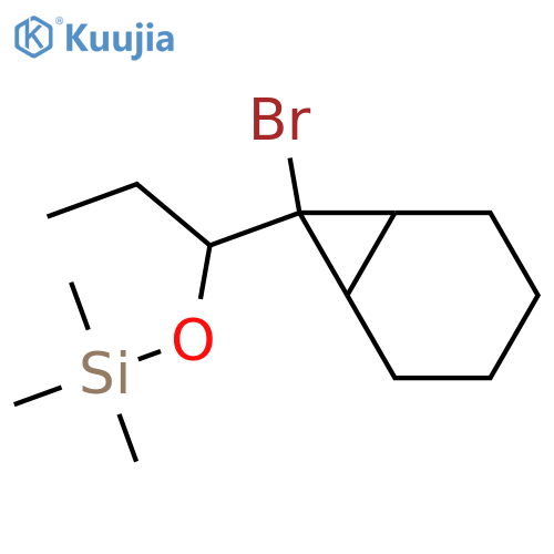 [1-(7-Bromobicyclo[4.1.0]hept-7-yl)propoxy]trimethylsilane structure