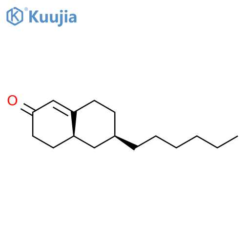 (4aR,6R)-6-Hexyl-4,4a,5,6,7,8-hexahydronaphthalen-2(3H)-one structure