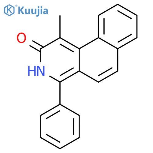 BENZ[F]ISOQUINOLIN-2(3H)-ONE, 1-METHYL-4-PHENYL- structure