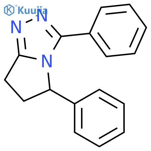 5H-Pyrrolo[2,1-c]-1,2,4-triazole, 6,7-dihydro-3,5-diphenyl- structure