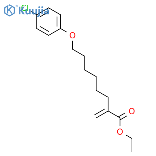 Ethyl 8-(4-Chlorophenoxy)-2-methylen-octanoate structure