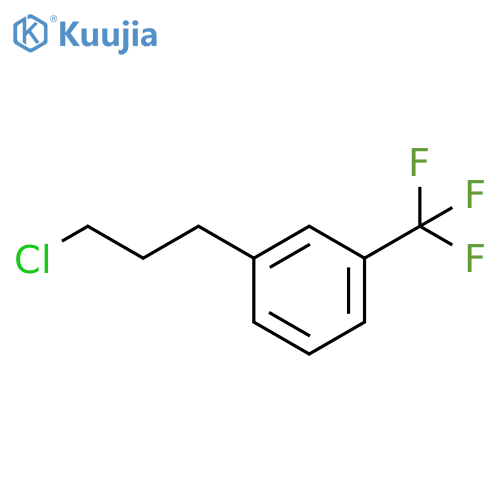 Benzene, 1-(3-chloropropyl)-3-(trifluoromethyl)- (9CI, ACI) structure