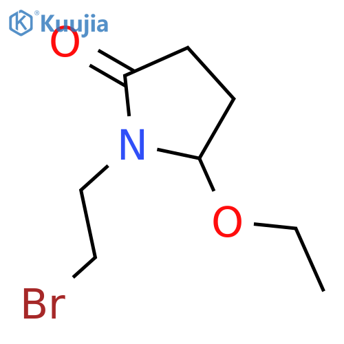2-PYRROLIDINONE, 1-(2-BROMOETHYL)-5-ETHOXY- structure