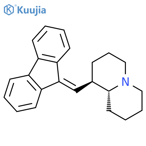 2H-QUINOLIZINE, 1-(9H-FLUOREN-9-YLIDENEMETHYL)OCTAHYDRO-, (1R-CIS)- structure