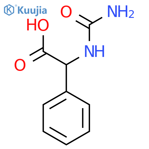 2-(Carbamoylamino)-2-phenylacetic acid structure
