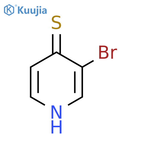3-Bromo-4-pyridinethiol structure