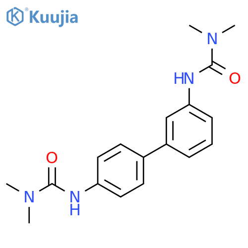 Urea, N,N''-[1,1'-biphenyl]-3,4'-diylbis[N',N'-dimethyl- structure