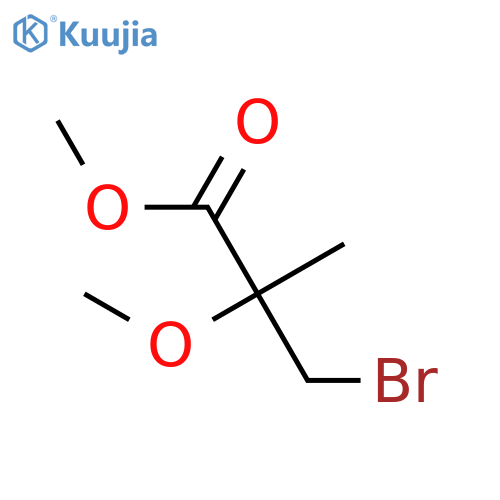 Methyl 3-bromo-2-methoxy-2-methylpropanoate structure
