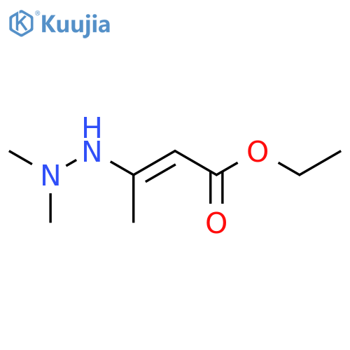 Ethyl 3-(2,2-dimethylhydrazinyl)but-2-enoate structure