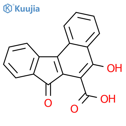 7H-Benzo[c]fluorene-6-carboxylic acid, 5-hydroxy-7-oxo- structure