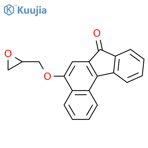 7H-BENZO[C]FLUOREN-7-ONE, 5-(OXIRANYLMETHOXY)- structure