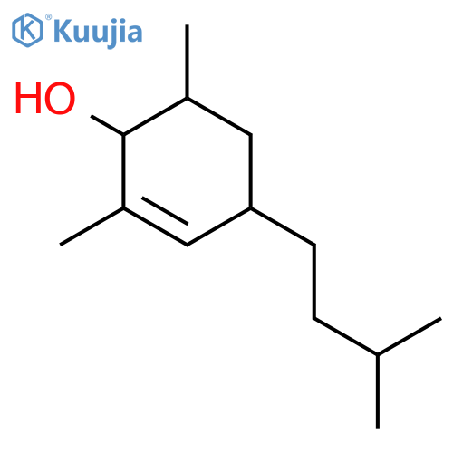 2-Cyclohexen-1-ol, 2,6-dimethyl-4-(3-methylbutyl)- structure