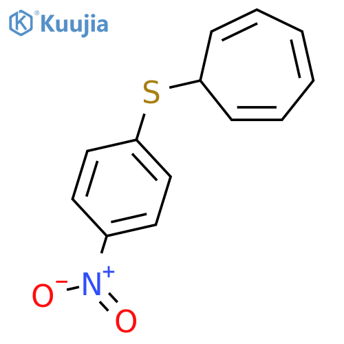 1,3,5-CYCLOHEPTATRIENE, 7-[(4-NITROPHENYL)THIO]- structure