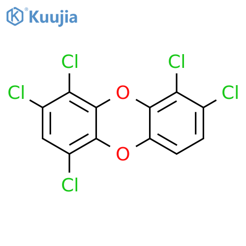 1,2,4,8,9-PENTACHLORODIBENZODIOXIN structure