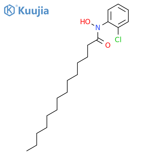 Tetradecanamide, N-(2-chlorophenyl)-N-hydroxy- structure