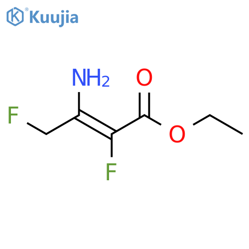 2-BUTENOIC ACID, 3-AMINO-2,4-DIFLUORO-, ETHYL ESTER structure