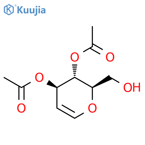 (5ξ)-3,4-di-o-acetyl-1,5-anhydro-2-deoxy-3,4-di-c-methyl-d-threo- Hex-1-enitol structure