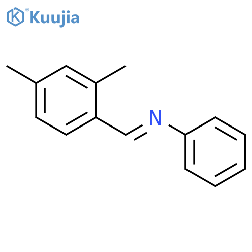 BENZENAMINE, N-[(2,4-DIMETHYLPHENYL)METHYLENE]- structure