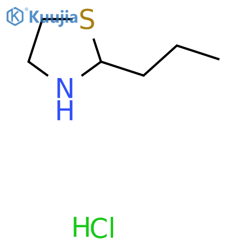 2-Propyl-1,3-thiazolidine hydrochloride structure