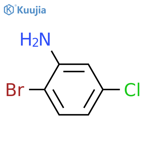 2-Bromo-5-chloroaniline structure
