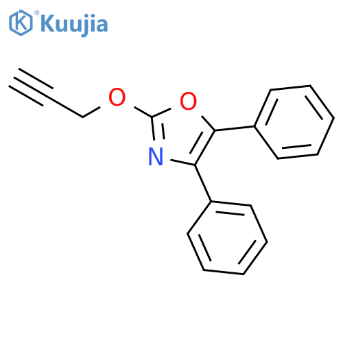 Oxazole, 4,5-diphenyl-2-(2-propynyloxy)- structure