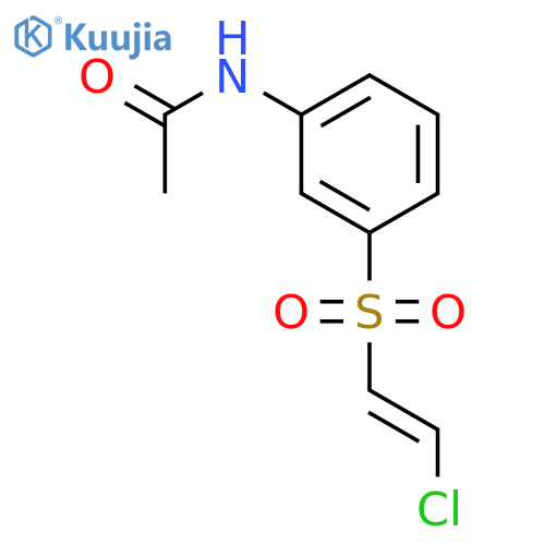Acetamide, N-[3-[(2-chloroethenyl)sulfonyl]phenyl]- structure