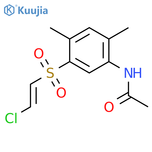 Acetamide, N-[5-[(2-chloroethenyl)sulfonyl]-2,4-dimethylphenyl]- structure