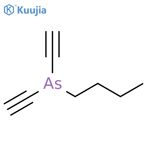 Arsine, butyldiethynyl- structure