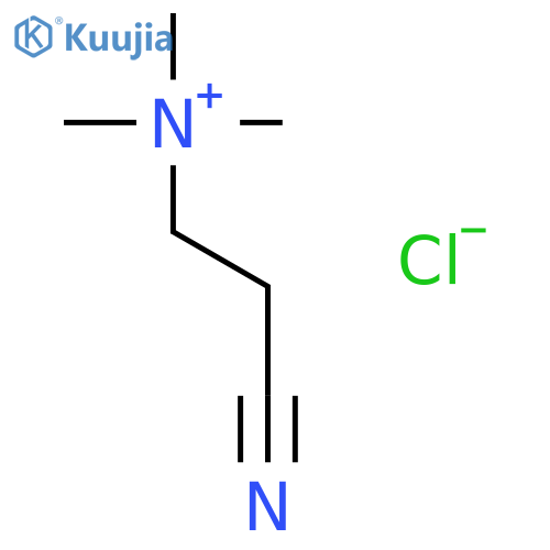 2-cyano-N,N,N-trimethylethanaminium chloride structure