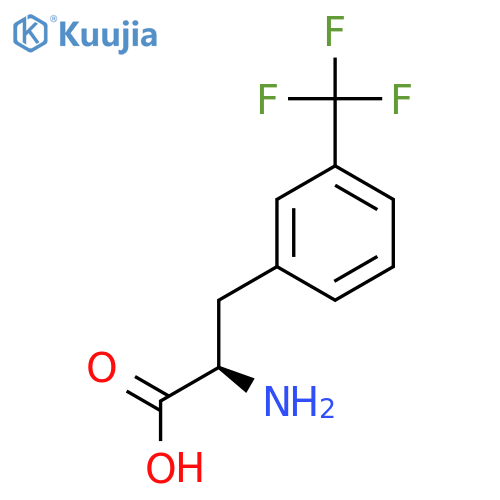 D-Phenylalanine,3-(trifluoromethyl)-, hydrochloride (9CI) structure