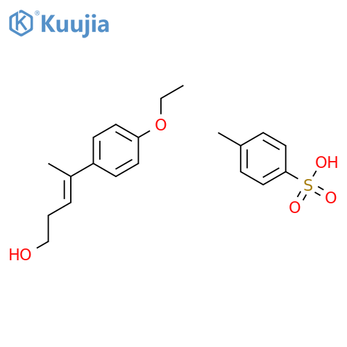 3-Penten-1-ol, 4-(4-ethoxyphenyl)-, 4-methylbenzenesulfonate structure