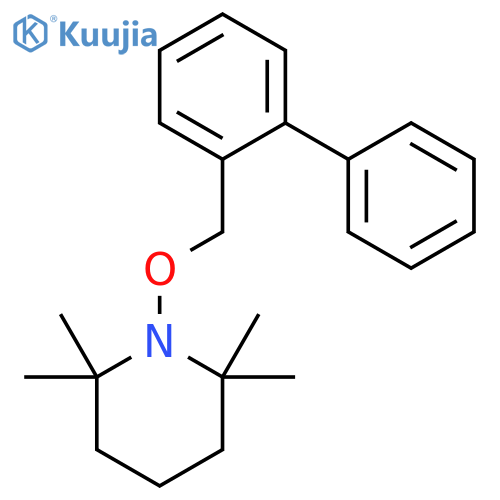 Piperidine, 1-([1,1'-biphenyl]-2-ylmethoxy)-2,2,6,6-tetramethyl- structure