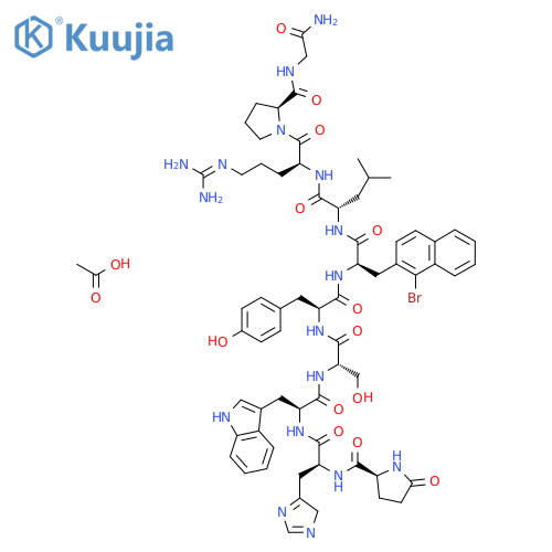 (D-Bna(sup 6))-LHRH acetate structure