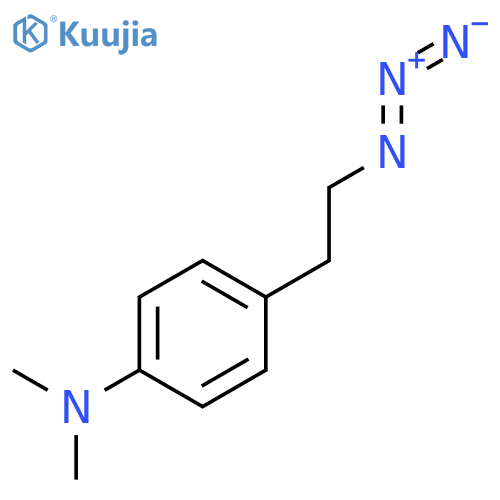 4-(2-azidoethyl)-N,N-dimethylaniline structure