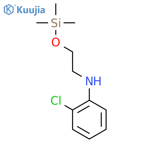 Benzenamine, 2-chloro-N-[2-[(trimethylsilyl)oxy]ethyl]- structure