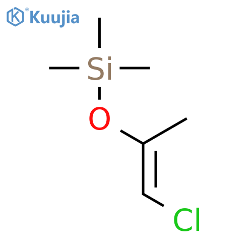 [(1-Chloroprop-1-en-2-yl)oxy](trimethyl)silane structure