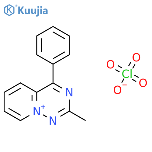 PYRIDO[2,1-F][1,2,4]TRIAZIN-9-IUM, 2-METHYL-4-PHENYL-, PERCHLORATE structure