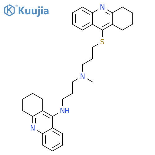 1,3-Propanediamine,N-methyl-N'-(1,2,3,4-tetrahydro-9-acridinyl)-N-[3-[(1,2,3,4-tetrahydro-9-acridinyl)thio]propyl]- structure