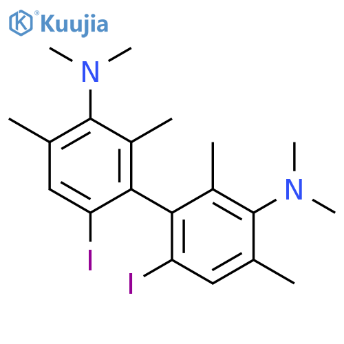 [1,1'-BIPHENYL]-3,3'-DIAMINE, 6,6'-DIIODO-N,N,N',N',2,2',4,4'-OCTAMETHYL- structure
