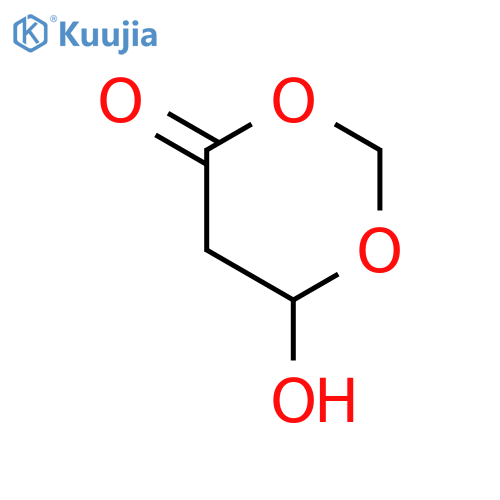 1,3-Dioxan-4-one, 6-hydroxy- structure