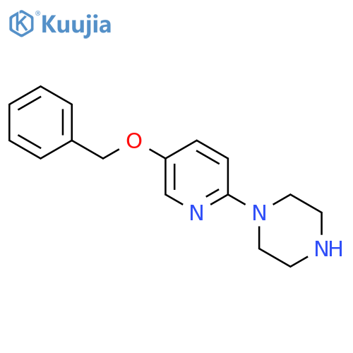 Piperazine, 1-[5-(phenylmethoxy)-2-pyridinyl]- structure