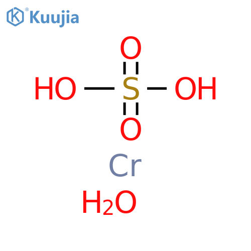Sulfuric acid, chromium(3+) salt (1:1), dihydrate (9CI) structure