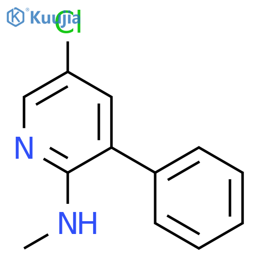 2-Pyridinamine, 5-chloro-N-methyl-3-phenyl- structure