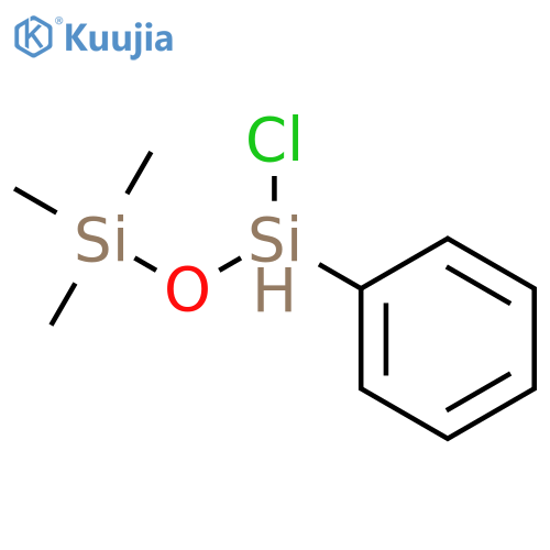 Disiloxane, 3-chloro-1,1,1-trimethyl-3-phenyl- structure