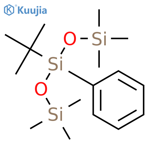 Trisiloxane, 3-(1,1-dimethylethyl)-1,1,1,5,5,5-hexamethyl-3-phenyl- structure