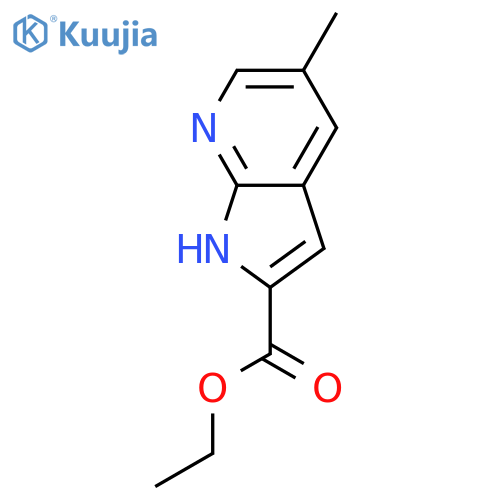 Ethyl 5-Methyl-1H-pyrrolo2,3-bpyridine-2-carboxylate structure