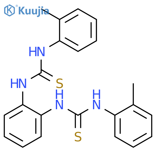 Thiourea, N,N''-1,2-phenylenebis[N'-(2-methylphenyl)- structure