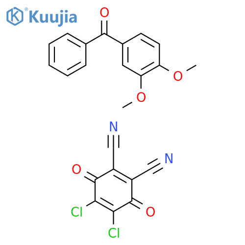 1,4-Cyclohexadiene-1,2-dicarbonitrile, 4,5-dichloro-3,6-dioxo-, compd. with (3,4-dimethoxyphenyl)phenylmethanone (1:1) structure