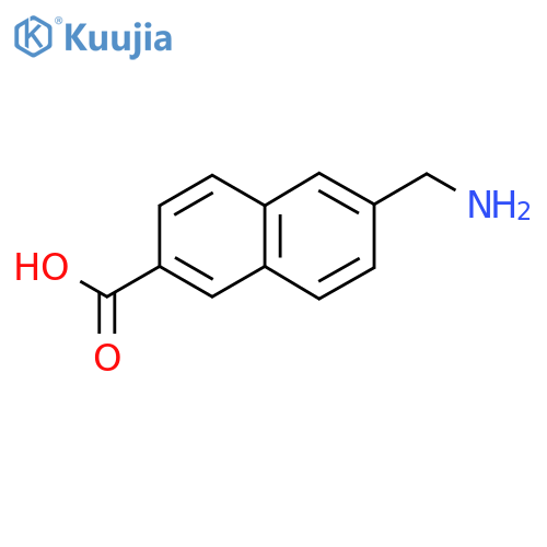 6-(Aminomethyl)naphthalene-2-carboxylic acid structure